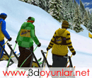 3D Oyun: Dağ Kayağı - Rakiplerinize karşı karlı dağlarda mcadele vererek 4.nc turu birinci bitirmeye alışıyorsunuz