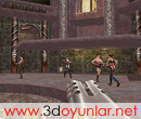 3D Oyun: Quake 3 Forever - Bina içerisinde düşman askerlere karşı mücadele ediyoruz, oyun gerek görüntü ve gerekse kurgu olarak quake 3 oyunu ile benzerlik göstermektedir