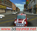 3D Oyun: Şehir İçi Görev - Şehir içerisinde bize verilen görevleri mini cooper arabamızla yerine getiriyoruz, şehir trafiğinde trafik kurallarına uyarak araba kullanabiliyoruz