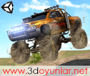 3D Oyun: 3D Canavar Kamyon Yarışı - Güçlü ve gürültülü 4x4 canavar kamyonlarla agresif bir kamyon yarışı yapmaya hazırlanın