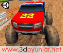 3D Oyun: 3D Canavar Tekerlekler - Caravar tekerlekli arabalar ile aksiyon ve arenalin dolu araba yarışı oyunu oynayacaksınız