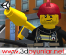 3D Oyun: 3D Lego Şehri - Lego parçalarını kullanarak oluşturulmuş şehri daha da geliştirip çeşitli görevler üstlenerek eğleniyoruz