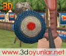 3D Oyun: 3D Ortaçağ Okçuluk - 3d ok atışı spor oyunları arasında yer alan ve hareketli hedefleri ile zorlayan bir okçuluk oyunu