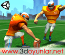 3D Oyun: Amerikan Futbolu Golcü - Amerikan futbolu oynanmış ve bitmiş skoru belirlemek ise gol atışlarına kalmış