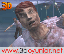 3D Oyun: Büyük Zombi Sorunu - Başımız büyük belada, zombiler her yerde, motosikletinize ulaşın ve hemen oradan kaçın