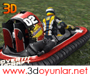 3D Oyun: Hoverkraft Yar - Karada ve denizde gidebilen bir tat dnn ve bu hz aracyla yar yapacanz hayal edin