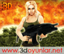 3D Oyun: Komando Kz Grevde - Komando kz katie kendisine verilen gizli grevi yerine getirmek iin grev alanna doru yol alr