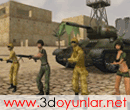 3D Oyun: Online Askeri Kamp - Muhteşem bir online oyun, online gerçek kişilerle oynuyorsunuz, istediğimiz online askeri kampı seçip kampa giriyor ve online kişilerle savaşıyoruz
