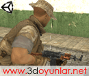 3D Oyun: Online Askeri Savaş - Online kullanıcılarla takım olarak yada serbest online askeri savaş yapmaya hazırlanın