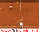 3D Oyun: Tenis - 3 boyutlu olarak tasarlanm bu tenis oyununu oynarken gerekten raketinizi alm ve tenis oynuyor gibi hissedeceksiniz