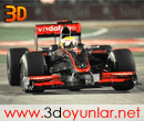 3D Oyun: Vodafone Formula 1 - Formula 1 araba yar oyununda vodafone arabasn kullanyorsunuz