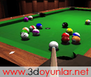 3D Oyun: Bilardo - 3 boyutlu bilardo oyunu ile gerekten bilardo masasnda bilardo oynuyor gibi hissedeceksiniz