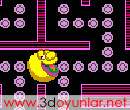 3D Oyun: Pacman - Bilindik pacman oyunlarndan farkl bir pacman oyunu ile karnzdayz, WONKA yazsn tamamlaynca blm tamamlanyor