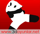 3D Oyun: Panda Dv - Panda dvleri balyor, pandalar birbirleriyle kyasya dv yapyorlar