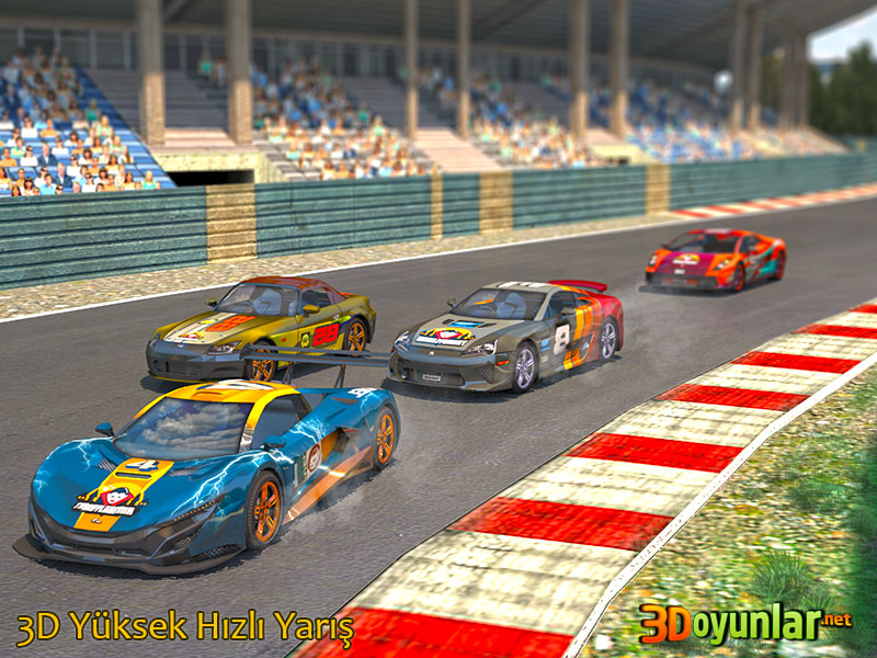 3D Yüksek Hızlı Araba Yarışı