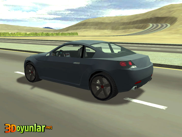 3D araba Similasyonu Chevrolet Spor Coupe