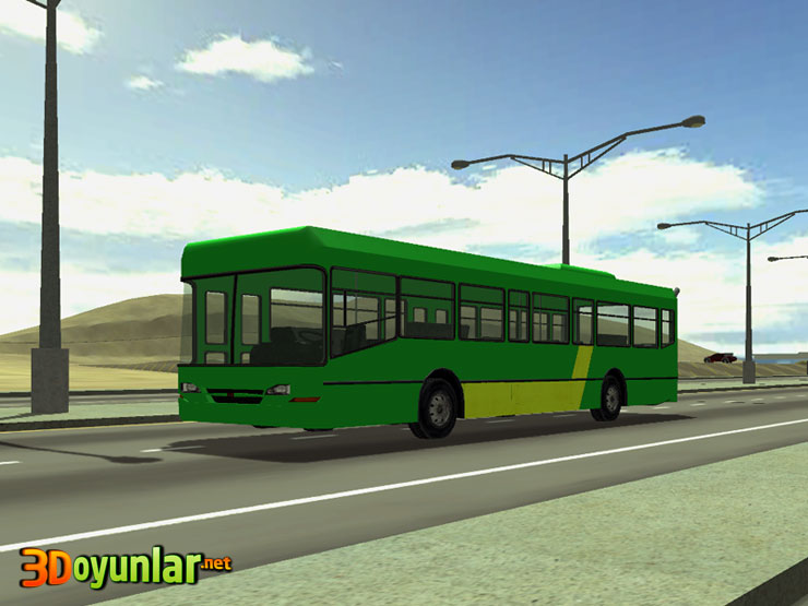 3D araba Similasyonu Otobüs